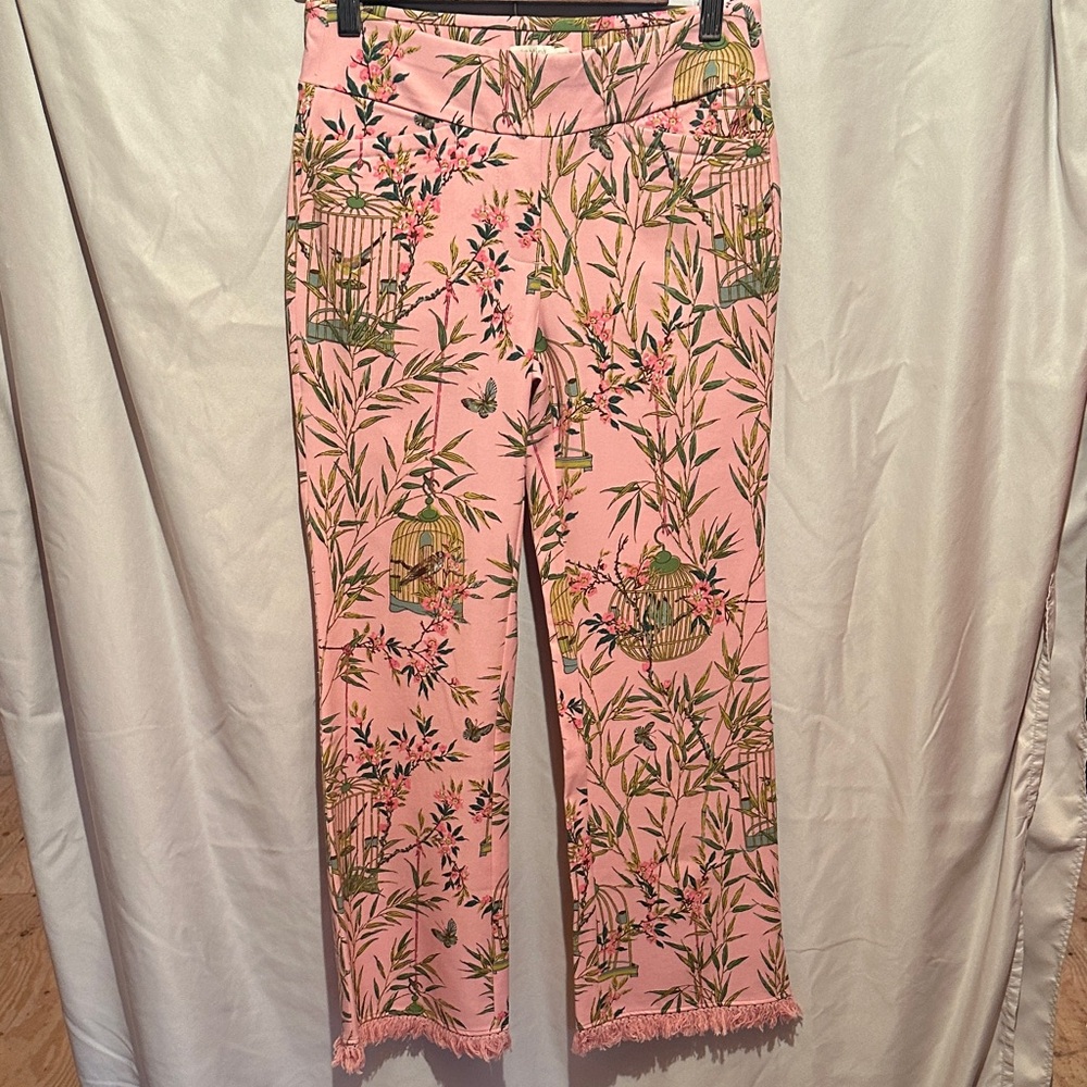 Spartina 449 Pink and Green Floral Pants